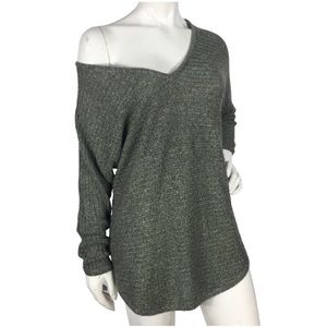 Soho NY&C V Neck Olive Green Sweater M